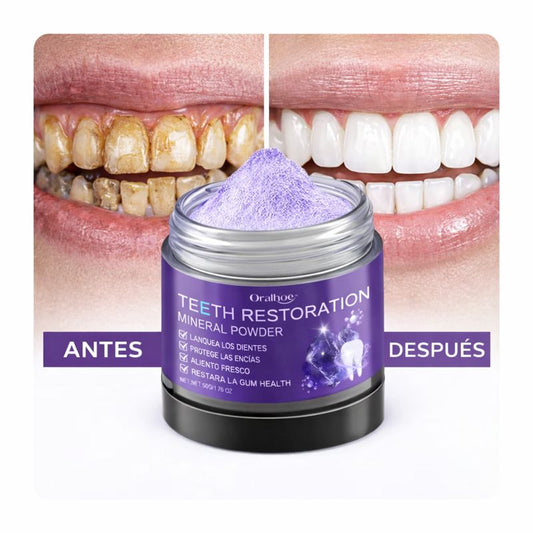 Polvo Mineral para Blanquear y Cuidar los Dientes ✨🦷